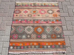 Small area kilim rug, bohemian style rug, turkey rug - Picture 1 of 10