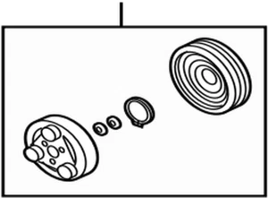 GJ6A61L20A Mazda Armature pulley kit GJ6A61L20A, New Genuine OEM Part - Picture 1 of 1