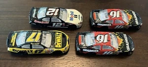 Hot Wheels Lot Of 4 1999 NASCAR #12,16,16,17 Near Mint - Picture 1 of 4