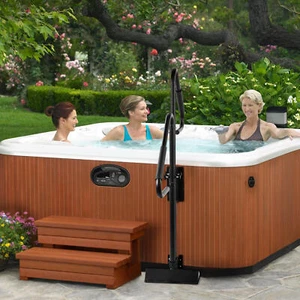 2Way Hot Tub Handrail Spa Side Handrail 38-58" Adjust Height Grab Rail 600lbs - Picture 1 of 9