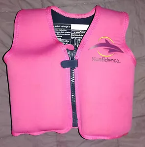 Konfidence Kinder Schwimm Trainingsjacke rot/gelb für Kleinkind 12-16 kg/25-35 Pfund - Bild 1 von 2
