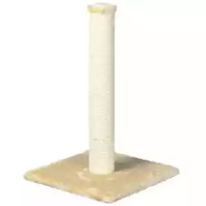 Parla Cat Scratching Post Scratcher Furniture Indoor Tree Tower 24 In Tall Beige - Picture 1 of 2