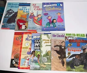 Lot Of Leveled Readers Childrens Books Lot Of 10 Levels 1 & 2 - Foto 1 di 5
