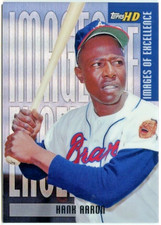 2001 Topps HD Images of Excellence Aluminum Hank Aaron  *ATLANTA BRAVES*
