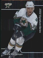 2001-02 BAP Signature Series Stars Hockey Card #232 Niko Kapanen Rookie