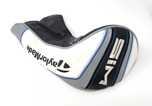 TaylorMade Sim Driver Head Cover Schwarz Weiß Blau Golf Headcover - Bild 1 von 3
