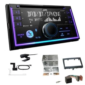 JVC 2-DIN MP3 Autoradio Bluetooth DAB+ für Porsche Boxster Facelift 2009-2014 - Bild 1 von 6