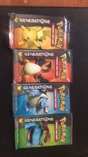 Artset booster pack sealed generations pokemon