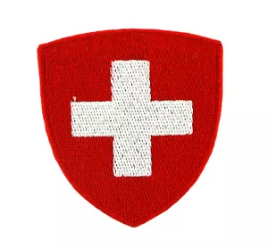 KÖNIGLICHES WAPPEN SCHWEIZ Schweiz Rucksack FLAGGENAUFNÄHER AUFNÄHER AUFBÜGELN AUF KLEBER - Bild 1 von 1