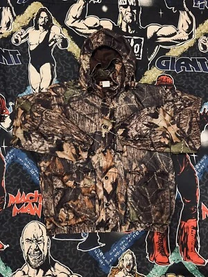 Remington Detachable Sleeve Camouflage Jacket Mens Large 2x Full Zip Snap Button - Image 1 of 4