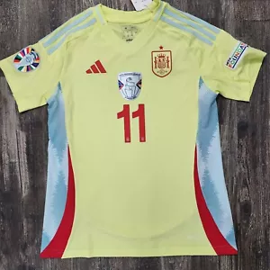 Camiseta de fútbol visitante Adidas España 2024 Ferran Torres mujer M Eurocopa Alemania - Imagen 1 de 6