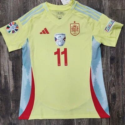 Camiseta de fútbol visitante Adidas España 2024 Ferran Torres mujer M Eurocopa Alemania Foto 1 de 4
