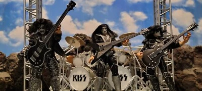 McFarlane Music Legends KISS Concierto Diorama Conjunto Completo ¡COMO NUEVO!! Foto 1 de 4