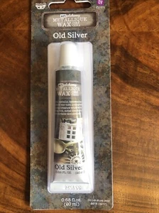 Finnabair Art Alchemy Metallique Wax 20ml  Old Silver - Picture 1 of 3