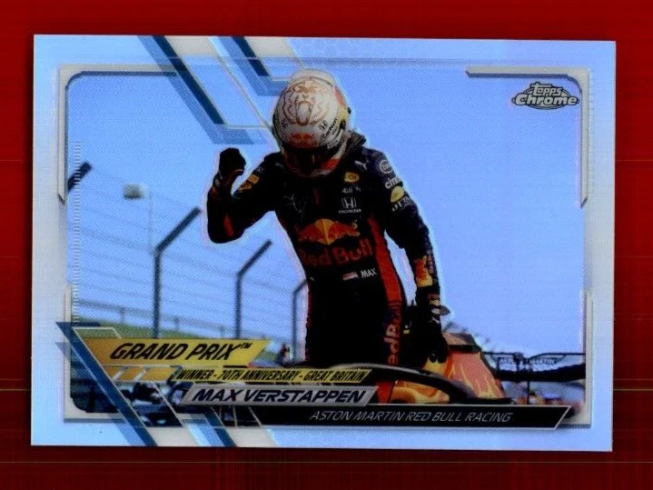 2021 Topps Chrome Formula 1 Refractors #142 Max Verstappen - Image 1 of 2