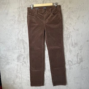 NYDJ Marilyn Straight Corduroy Pants Womens Size 6 Brown Cotton LiftXTuck - Picture 1 of 9