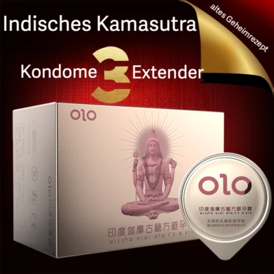 OLO Kondome Mega Set Noppen Spikes Verzögernd Heiß 8x10 Kondome Pack 80 Stück - Bild 1 von 4