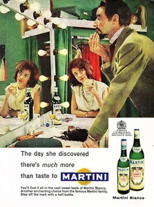 1962 Advert for MARTINI BIANCO Vermouth Drink Vintage Original Print Ad Ephemera - Picture 1 of 1