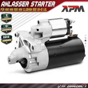 Anlasser Starter 1,7 KW für MINI Mini R56 Mini Clubman R55 2006-2010 1.6L 11T - Bild 1 von 8