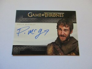 -2020 Game of Thrones The Complete Series Philip McGinley as Anguy Autograph