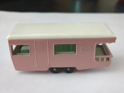 Lesney Matchbox Series 1965 #23-D remolque rosa caravana (7) Foto 1 de 4