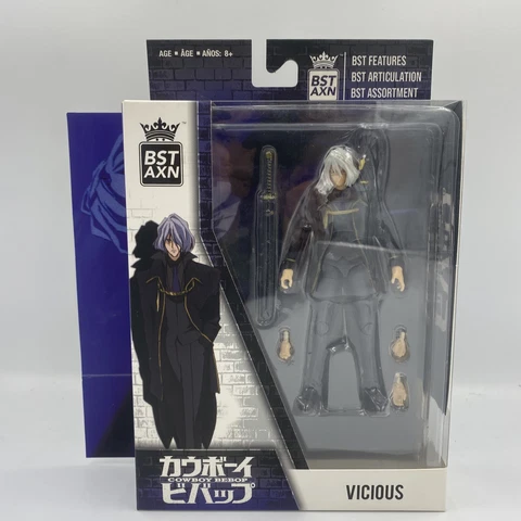 Cowboy Bebop Bst Axn Action Figure Vicious The Loyal Subjects 5 1/8in Open box Cover