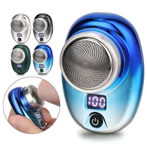 Mini Shave Portable Electric Shaver for Men Razor Beard Trimmer USB Rechargeable - Picture 1 of 16