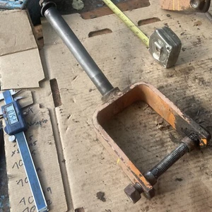 GRASSHOPPER WOODS 1250  D4412 MOWER 70045 FRONT FORK YOKE CASTER - Picture 1 of 13