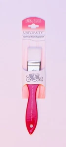 NEW! RARE Winsor Newton 1" wide Utility Brush Short Curved Handle ONLY $24.95 - Picture 1 of 1