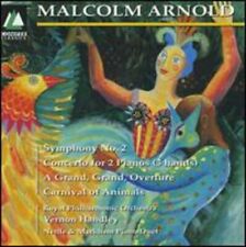 Markham, Richar Malcolm Arnold: Symphony No. 2; Concerto for 2 Pianos 3 Han (CD)