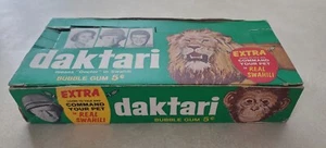 1966 Philadelphia Bubble Gum DAKTARI TV SERIES EMPTY WAX BOX SUPER RARE - Picture 1 of 10