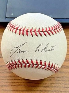 LEON ROBERTS SIGNED AUTOGRAPHED OAL BASEBALL! Tigers, Astros, Mariners, Rangers! - Picture 1 of 2