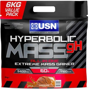 USN Hyperbolic Mass All In One Weight Gainer 6KG Muscle Fuel Gain Anabolic