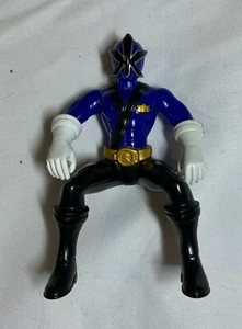 Power Rangers Samurai 4" Action Figure - Disc Cycle Blue Ranger - 2010 Bandai - Picture 1 of 1