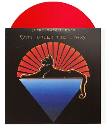 Jerry Garcia Band Cats Under The Stars Exclusive Red 180G Vinyl Download 1/1500 - Image 1 of 4