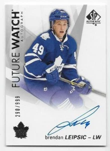 16/17 SP AUTHENTIC FUTURE WATCH AUTOGRAPH RC #141 Brendan Leipsic #290/999 - Picture 1 of 1