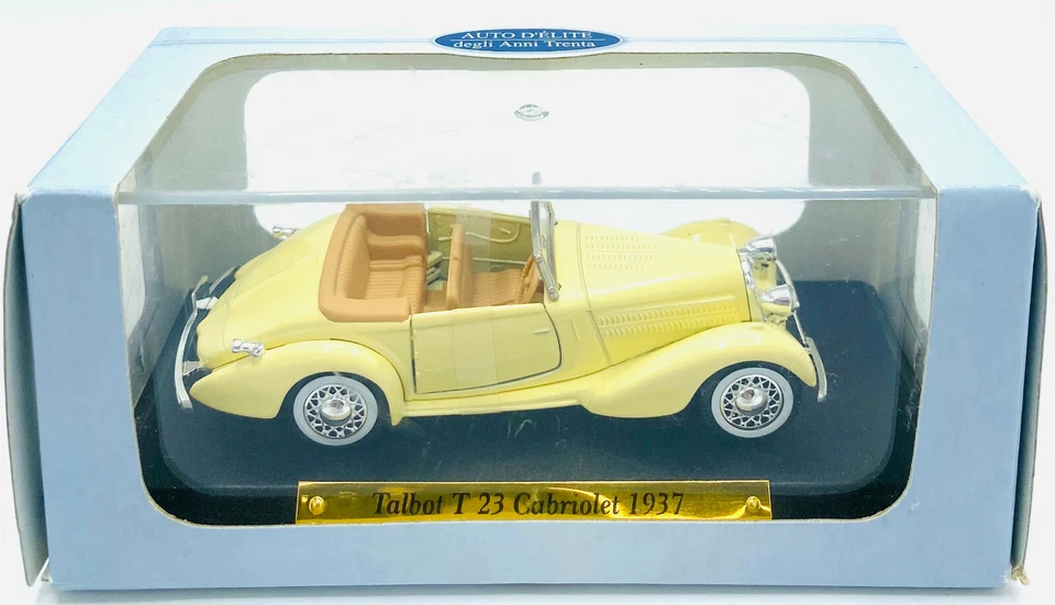 EBOND Auto D' Elite - Talbot T 23 Cabriolet - 1937 - Die cast - 1:43 - 0192 - Immagine 1 di 1