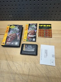 NFL Quarterback Club Sega Genesis 32X Complete in Box Very Nice
