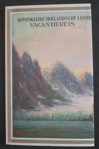 Koninklijke Hollandsche Lloyd Vacantiereis Old SS Gelria Fold Out Brochure - Picture 1 of 15