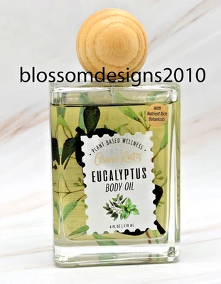 RAÍCES DE HIERBA Aceite Corporal de Eucalipto Bienestar a Base de Plantas 4 fl. oz Foto 1 de 2