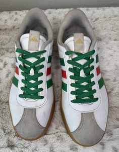 Adidas VL Court 3.0 Cloud White Green Red IF4466 Men’s Size 9 - Picture 1 of 8