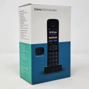 Ooma HD3 Handset Cordless HD Voice 2 Inch Color Display Factory Sealed NEW - Picture 1 of 8