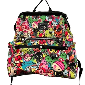 Tokidoki X Koi Backpack Animated Medical Backpack W Pockets Unisex Orange Lining - Picture 1 of 11