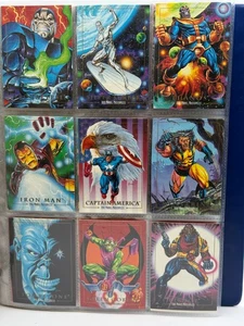 1992 Marvel Masterpieces SKYBOX Complete Set 1-99 Trading Cards Vintage Rare - Picture 1 of 12