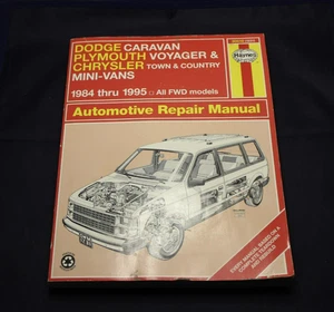HAYNES 30010 (1231) Dodge Plymouth Chrysler Mini-Vans 1984-1995 Repair Manual - Picture 1 of 4