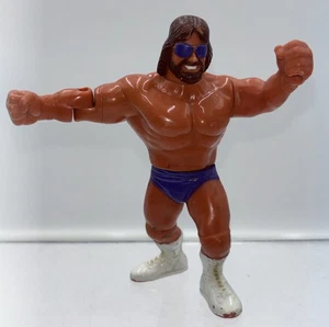 Vintage WWF Hasbro Series 2 Macho Man Randy Savage Figure WWE Macho King 1990 - Picture 1 of 10