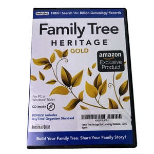 Software Family Tree HERITAGE GOLD Version 16 Compatible for Windows 11,10 &8 - Picture 1 of 8