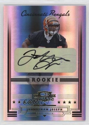 Donruss Threads Rookie Signatures 2006/100 Johnathan Joseph #205 automático radiocontrol Foto 1 de 2