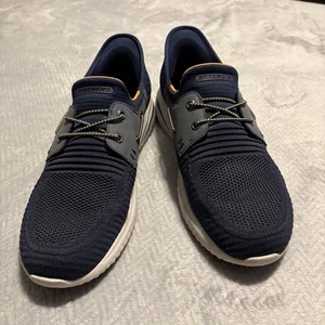 Zapato Deportivo SKECHERS Delson 3.0 Roth Azul Marino Sin Cordones Para Hombre Talla 11.5 - Imagen 1 de 11