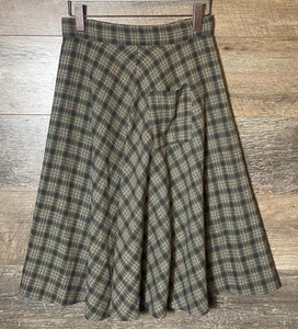 Gonna The House Of Foxy stile tweed retrò made in England - UK 12 - Foto 1 di 10